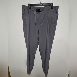 Columbia Men's Gray Elastic-Waist Jogger Pants